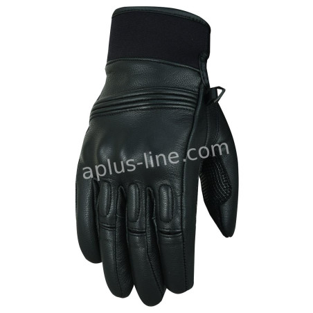HANDSCHOEN ALPHA STYLING STYLO BLACK LEATHER - XL