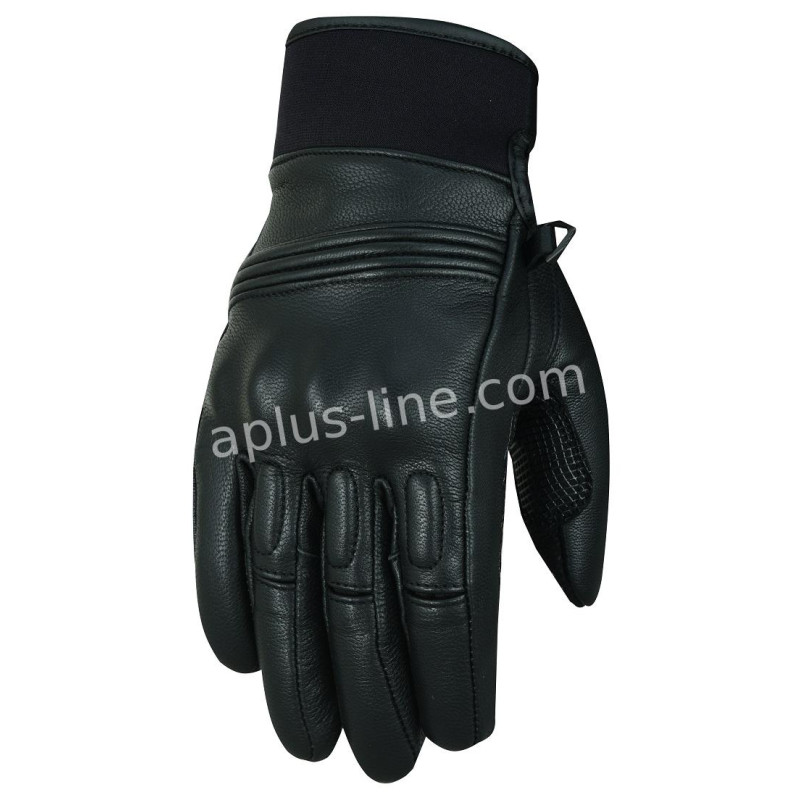 HANDSCHOEN ALPHA STYLING STYLO BLACK LEATHER - XXL