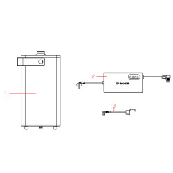 Lader 6,5A met 7-pin stekker
