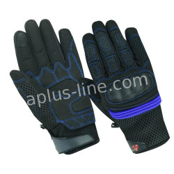 HANDSCHOEN ALPHA STYLING CITTA ZWART/BLAUW - XL
