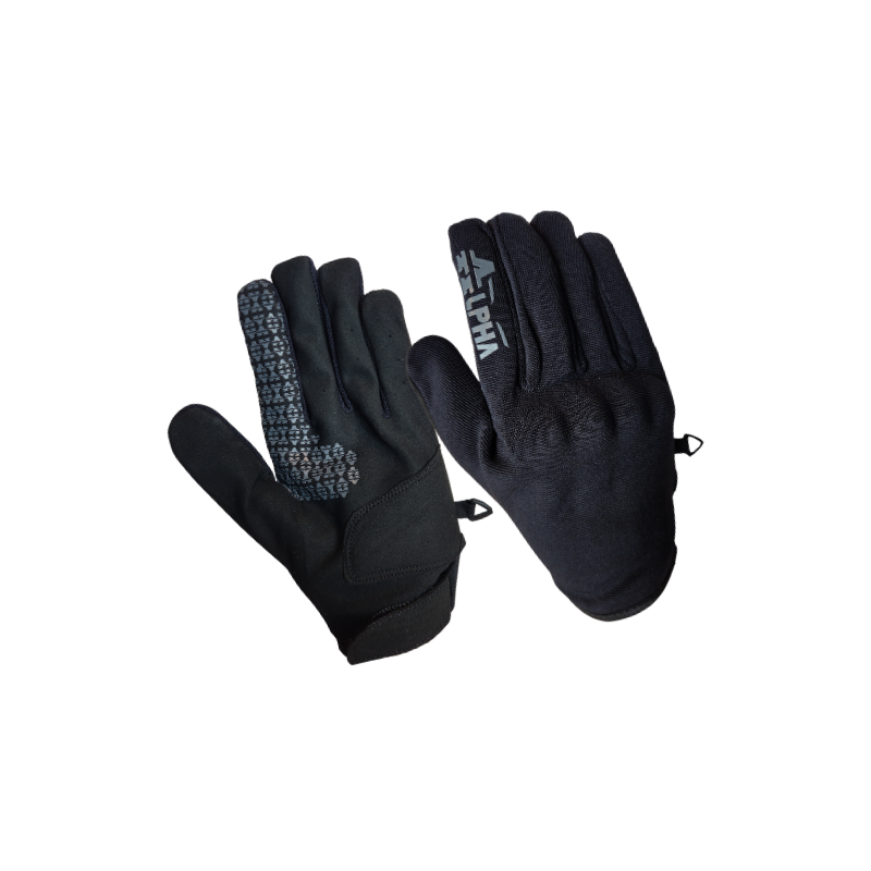 HANDSCHOEN ALPHA STYLING CARINO ZWART/GRIJS - S