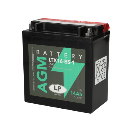 ACCU LANDPORT LTX16-BS-1 / YTX16-BS-1