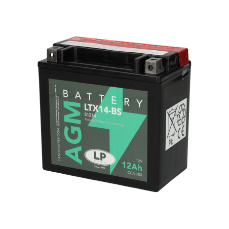 ACCU LANDPORT YTX14-BS / LTX14-BS
