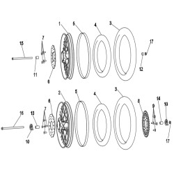 Binnenband van voorwiel