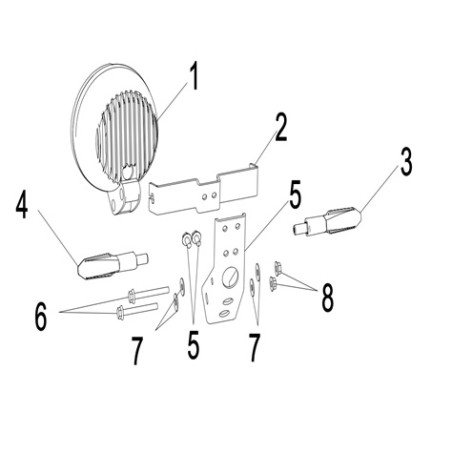 Koplamp unit