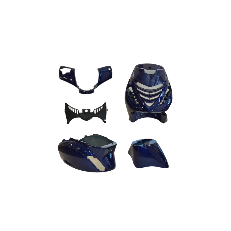 PLAATSET APLUS PASSEND OP PIAGGIO ZIP SP 5 DELIG - MEDITERRANEAN BMW BLUE METALLIC