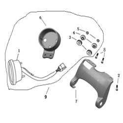 Kilometerteller unit