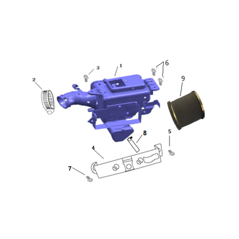 Luchfilter unit