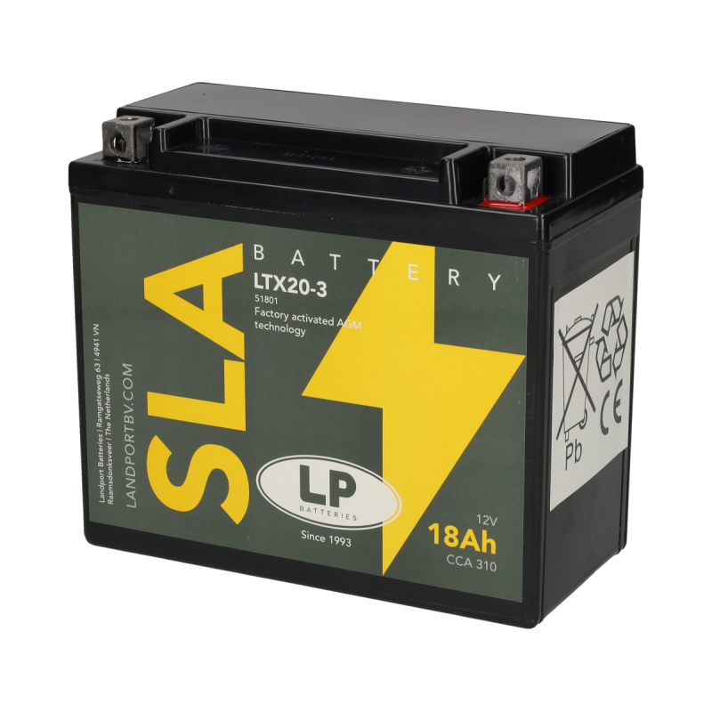 ACCU SLA LTX20-3 / GHD20-HL-BS / LTX20L-BS / HVT-1