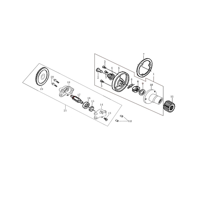 PRIMARY DRIVE GEAR