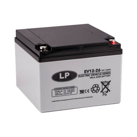 ACCU LP12-26 T12 / VRLA EV12026 T12 (ENKEL OP BESTELLING)