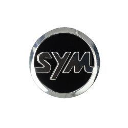 embleem Sym origineel logo voorscherm 40mm sco sym 4t 87554-aza-000