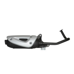 exhaust Tecno standard model straight (made in EU) 12 inch black sco china 4t, sco gy6