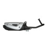 exhaust Tecno standard model straight (made in EU) 12 inch black sco china 4t, sco gy6