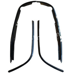 SIERLIJST SET APLUS PASSEND OP VESPA SPRINT/PRIMAVERA - CARBON 5-DELIG