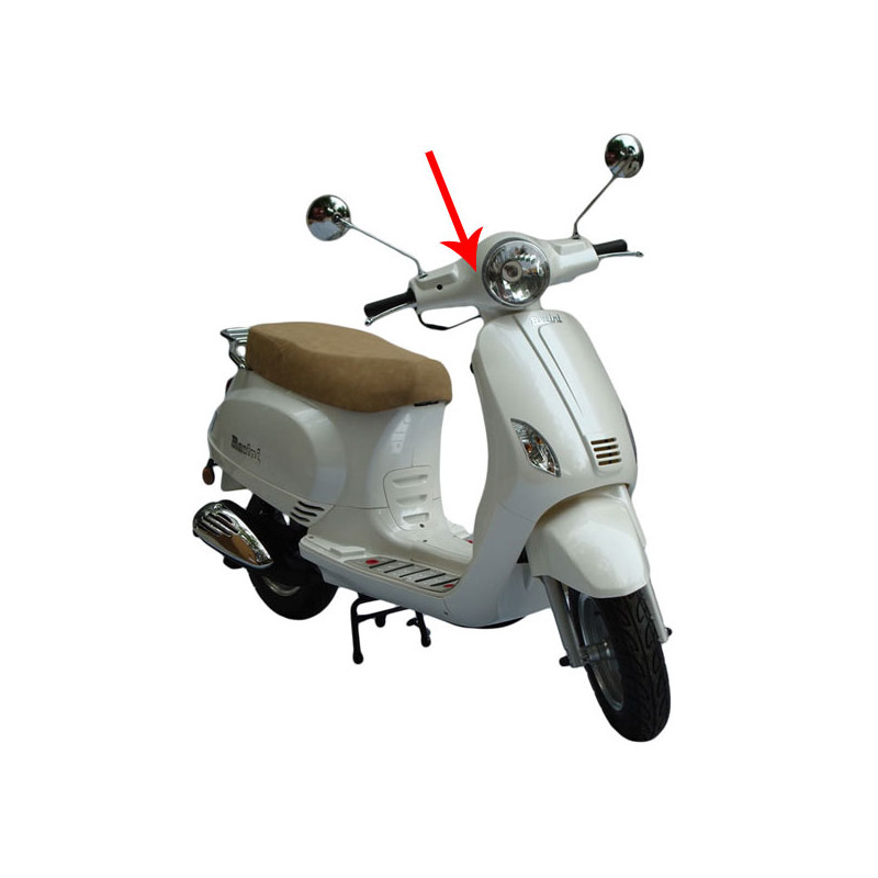 headlight spoiler white china lx/napoli, sco znen, vx50 op op