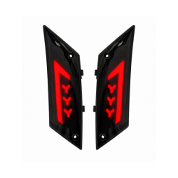 KNIPPERLICHTSET ALPHA ''ARROW'' TUBE DAGRIJ ACHTERZIJDE L+R PASSEND OP ZIP (MATRIX) SMOKE - E-KEUR