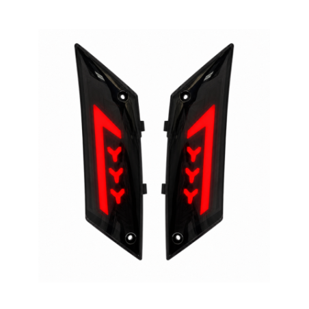 KNIPPERLICHTSET ALPHA ''ARROW'' TUBE DAGRIJ ACHTERZIJDE L+R PASSEND OP ZIP (MATRIX) SMOKE - E-KEUR