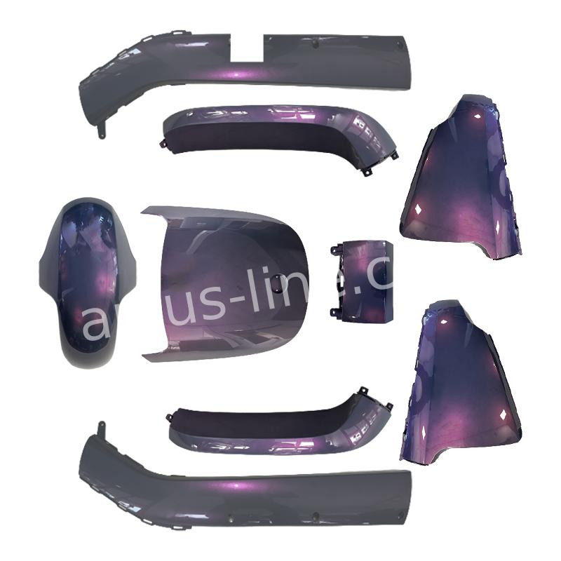 PLAATSET APLUS PASSEND OP SEGWAY E-110 / E-125 9-DELIG MYSTIC VIOLET