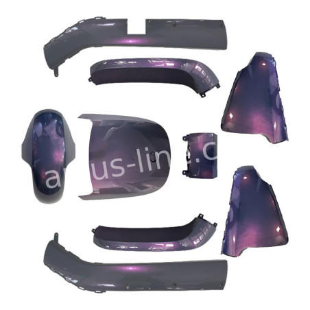 PLAATSET APLUS PASSEND OP SEGWAY E-110 / E-125 9-DELIG MYSTIC VIOLET
