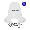 windshield Regia with mounting set high (made in EU) bellagio/iva-firenzo/razzo-vinice/berini-classic/gt- 68cm clear agm LX