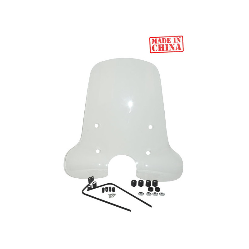 windshield DMP with mounting set high bright clear agm Retro, BTC Grande Retro Old, china retro/torino, grande retro