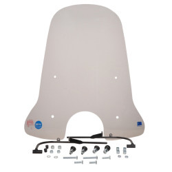 windshield Regia with mounting set high (made in EU) iva ibiza/razzo lucca 72cm clear