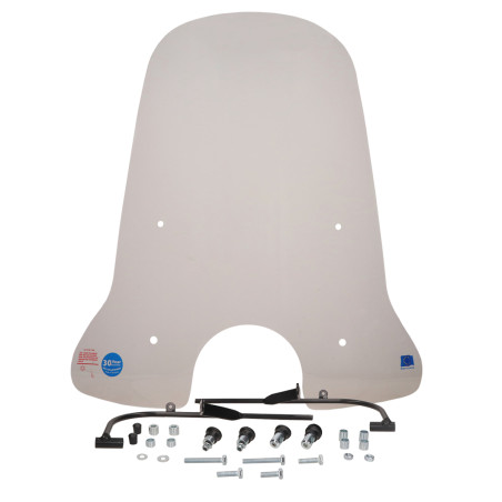 windshield Regia with mounting set high (made in EU) iva ibiza/razzo lucca 72cm clear