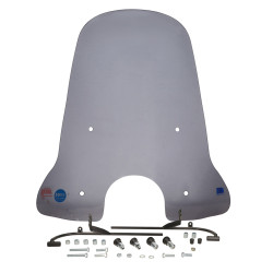 windshield Regia with mounting set high (made in EU) smoke BTC Riva, china lx/napoli, gts toscana, vx50