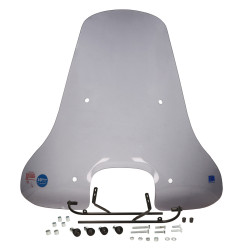 windshield Regia with mounting set high smoke (made in EU) model vespa S 73cm smoke agm VX50s, BTC Riva Sport, china vespa S