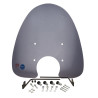 windshield Regia with mounting set high (made in EU) 67cm smoke Cello/Allo, china retro/torino