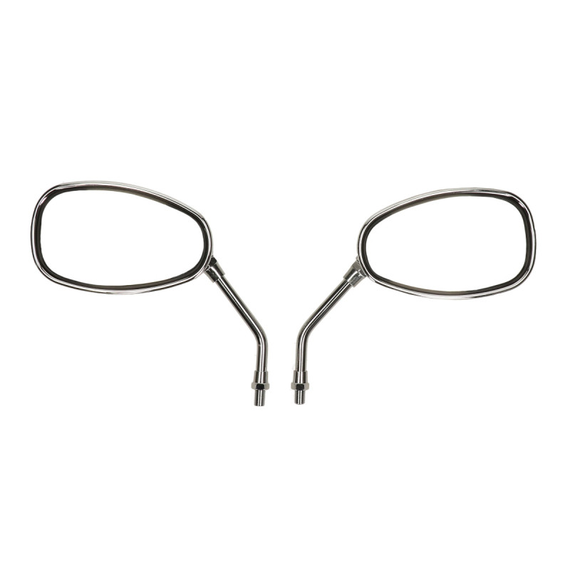 spiegelset ovaal e-keur 10mm chroom agm Retro, china retro/torino, grande retro