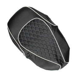 buddydek Regia chesterfield (made in EU) zwart met witte bies agm VX50, BTC Riva, china lx/napoli, gts toscana, La Souris Sourin
