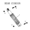 Rear shock absorption