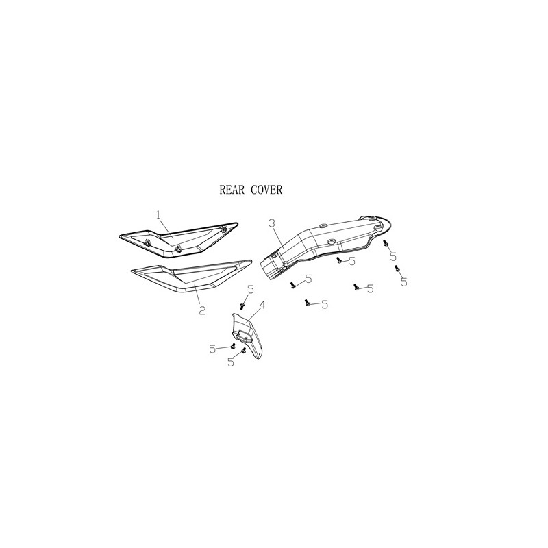 Right side cover / Black