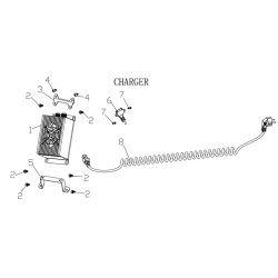 Vehicle charger cable