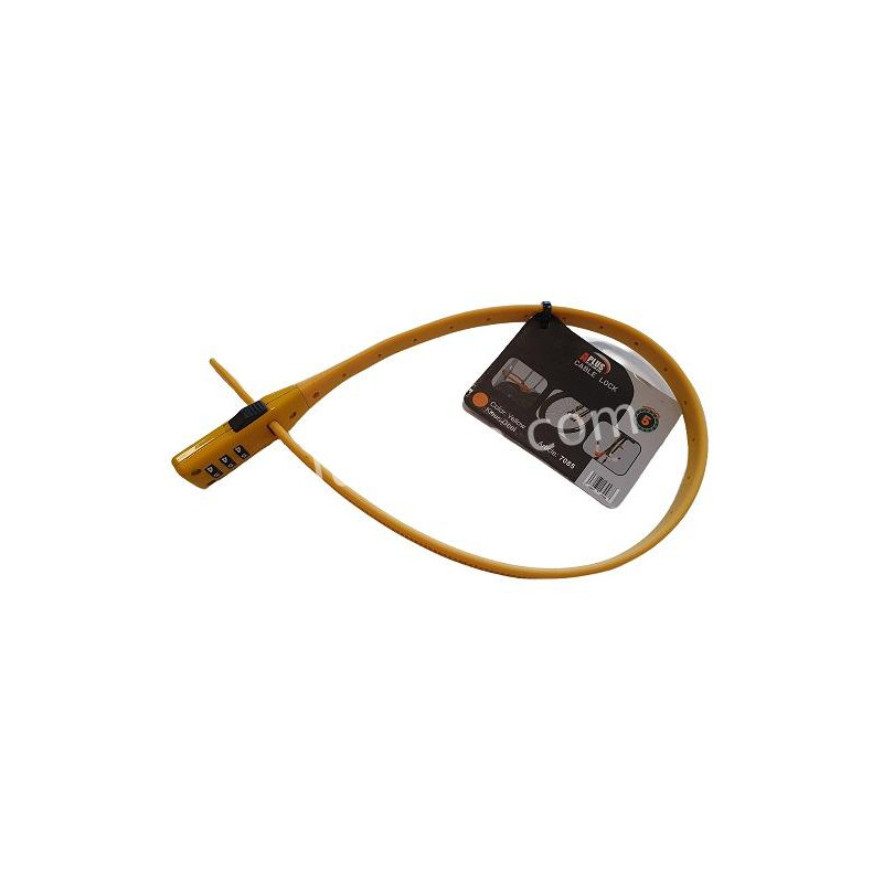 KABELSLOT GEEL MET CIJFERCODE TBV HELM, KICKSTEP