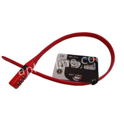 KABELSLOT ROOD MET CIJFERCODE TBV HELM, KICKSTEP
