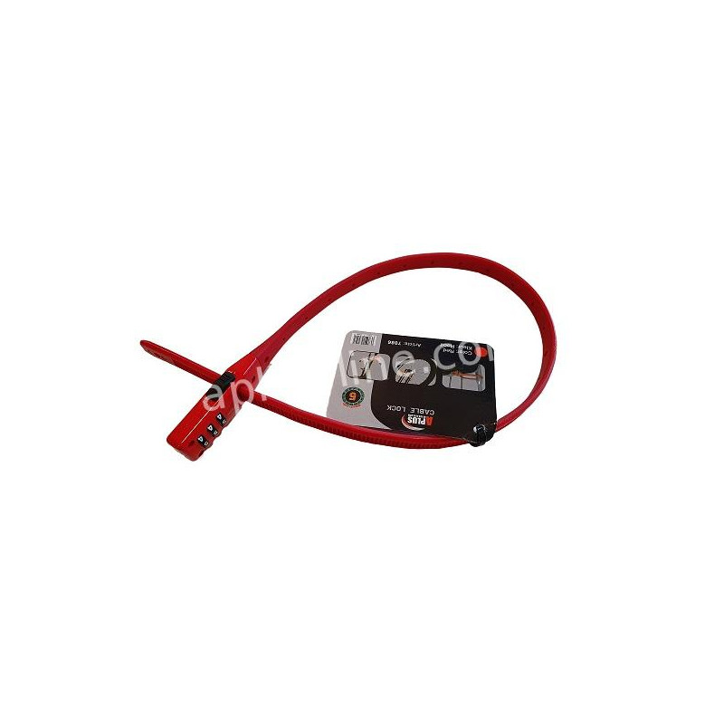 KABELSLOT ROOD MET CIJFERCODE TBV HELM, KICKSTEP