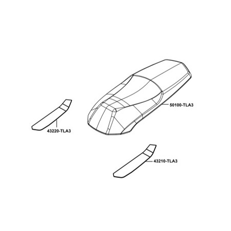 Rechter voetplaat rubber mat