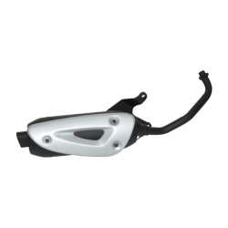 uitlaat tecno standaard model straight (made in EU) zwart mio, speedfight 3 4t, symphony, tweet 4t, viva va2008 4t