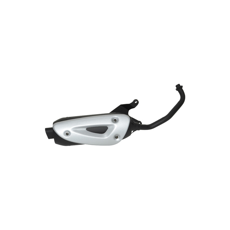 uitlaat tecno standaard model straight (made in EU) zwart mio, speedfight 3 4t, symphony, tweet 4t, viva va2008 4t