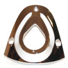trim piece Sym original fuel cap chrome mio