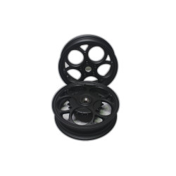 VELGEN SET APLUS (VOOR + ACHTER) PASSEND OP VESPA PRIMAVERA/SPRINT - MATT BLACK EDITION -