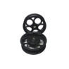 VELGEN SET APLUS (VOOR + ACHTER) PASSEND OP VESPA PRIMAVERA/SPRINT - MATT BLACK EDITION -