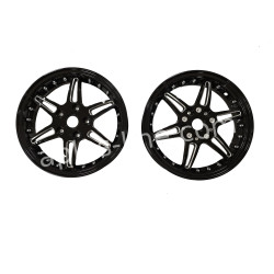 VELGEN SET 12'' APLUS (VOOR + ACHTER) PASSEND OP VESPA GTS SHINY BLACK EDITION - SPORT