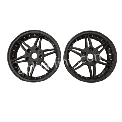 VELGEN SET 12'' APLUS (VOOR + ACHTER) PASSEND OP VESPA GTS MATT BLACK EDITION - SPORT