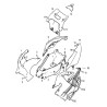 Tail center cover