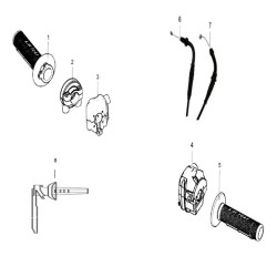 Throttle cable assy(return)