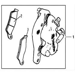 Front brake caliper